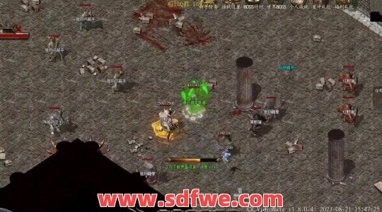 道士卡位小技巧,很简单有传送戒指就行